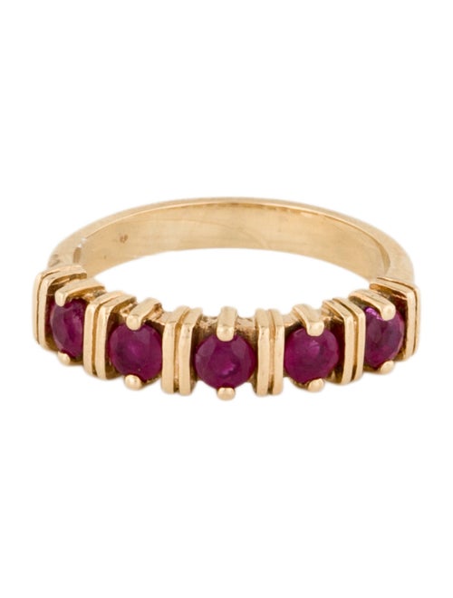 Ring 14K Ruby Band Ring