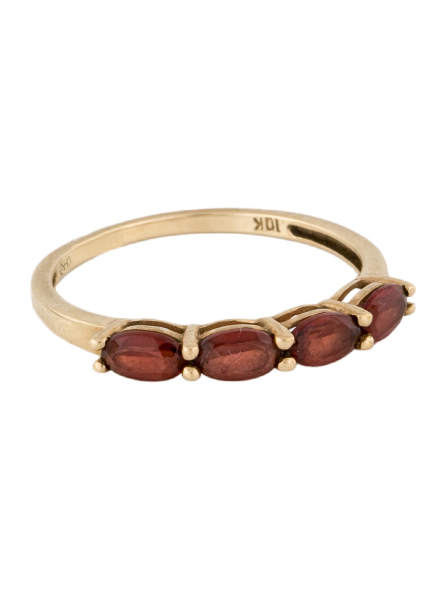 Ring 10K Garnet Band