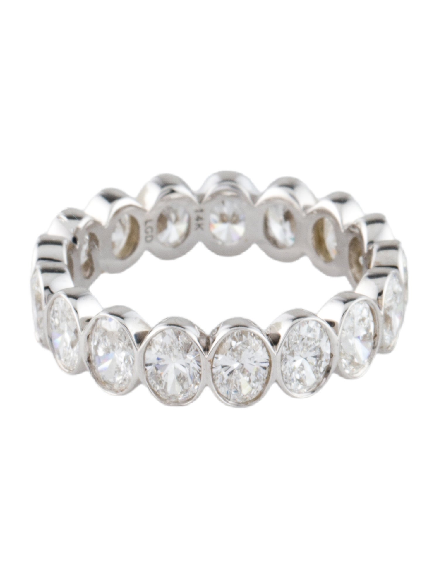 Ring 14K 3.51ctw Lab-Grown Diamond Eternity Band
