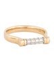 Audry Rose x Matteo Cibic 14K Diamond Tusk Baguette Flip Ring