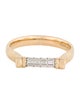 Audry Rose x Matteo Cibic 14K Diamond Tusk Baguette Flip Ring