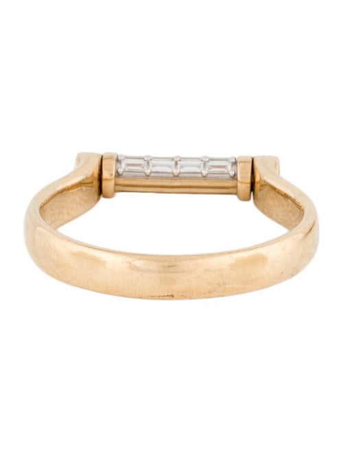 Audry Rose x Matteo Cibic 14K Diamond Tusk Baguette Flip Ring