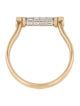 Audry Rose x Matteo Cibic 14K Diamond Tusk Baguette Flip Ring