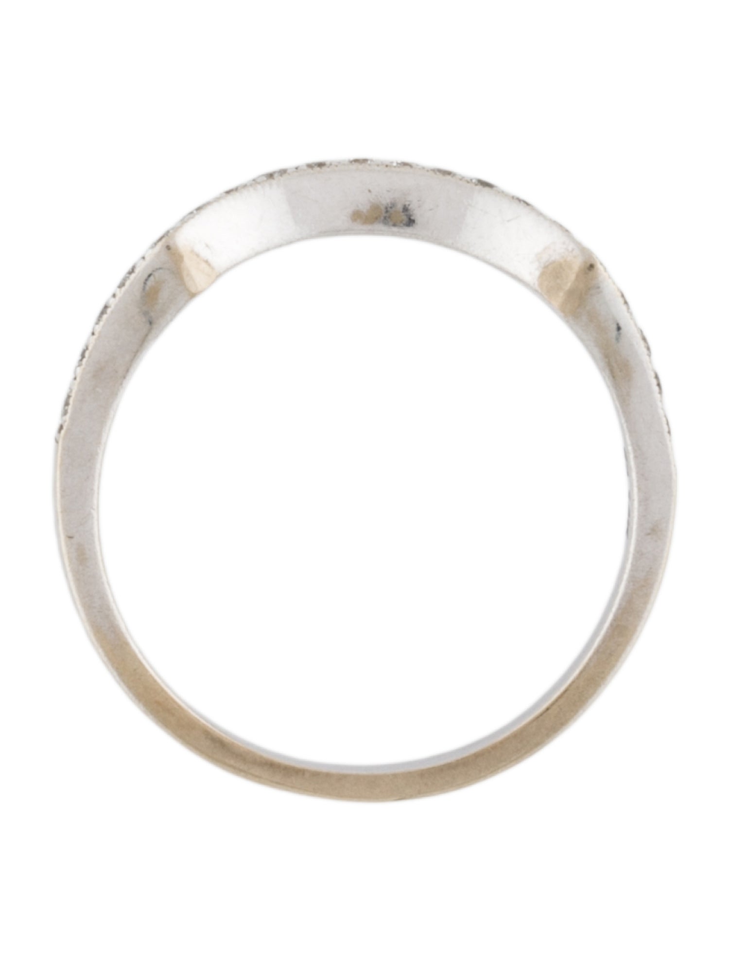 Ring 14K Diamond Contour Band