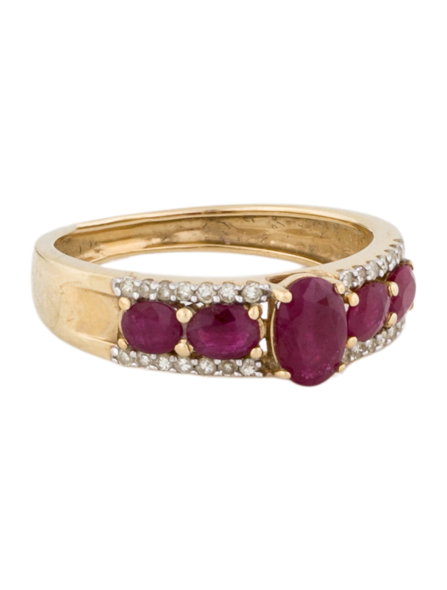Ring 14K Ruby & Diamond Ring