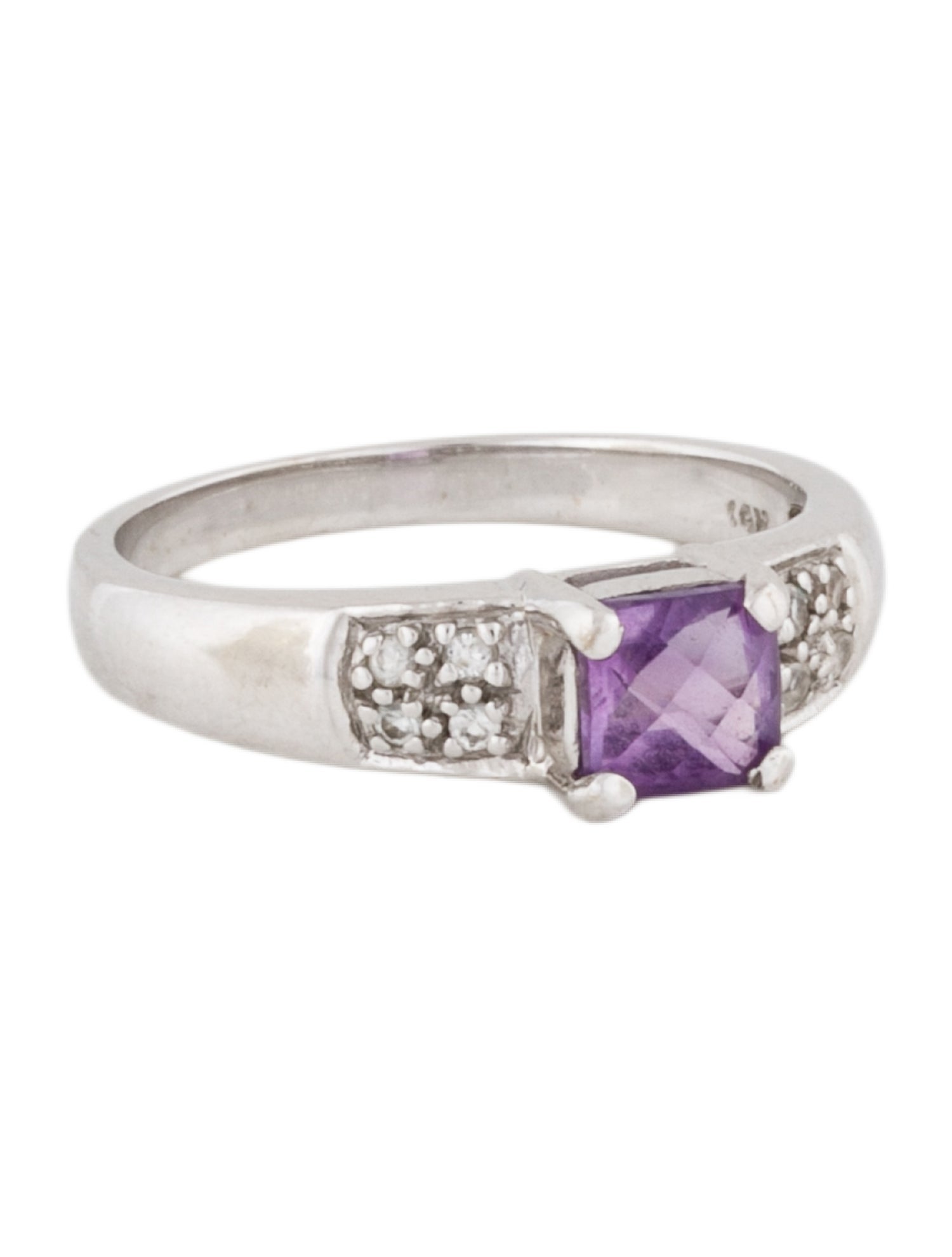 Ring 14K Amethyst & Topaz Cocktail Ring