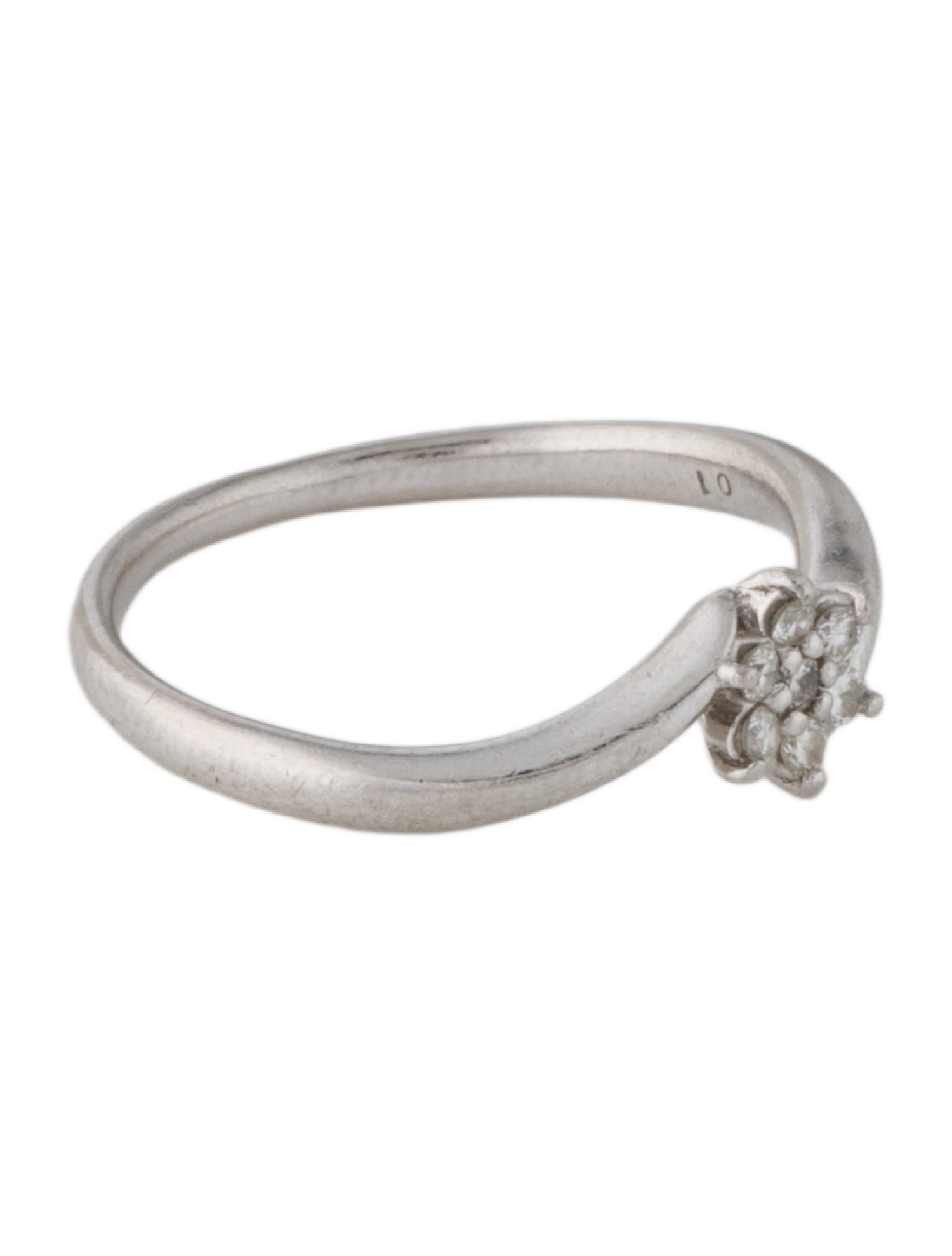 Ring Platinum Diamond Cocktail Ring