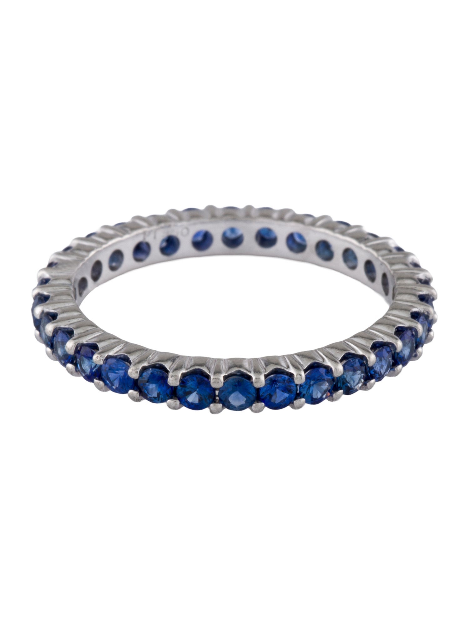 Ring Platinum 1.05ctw Sapphire Eternity Band