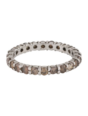 Ring 14K 1.08ctw Brown Diamond Eternity Band