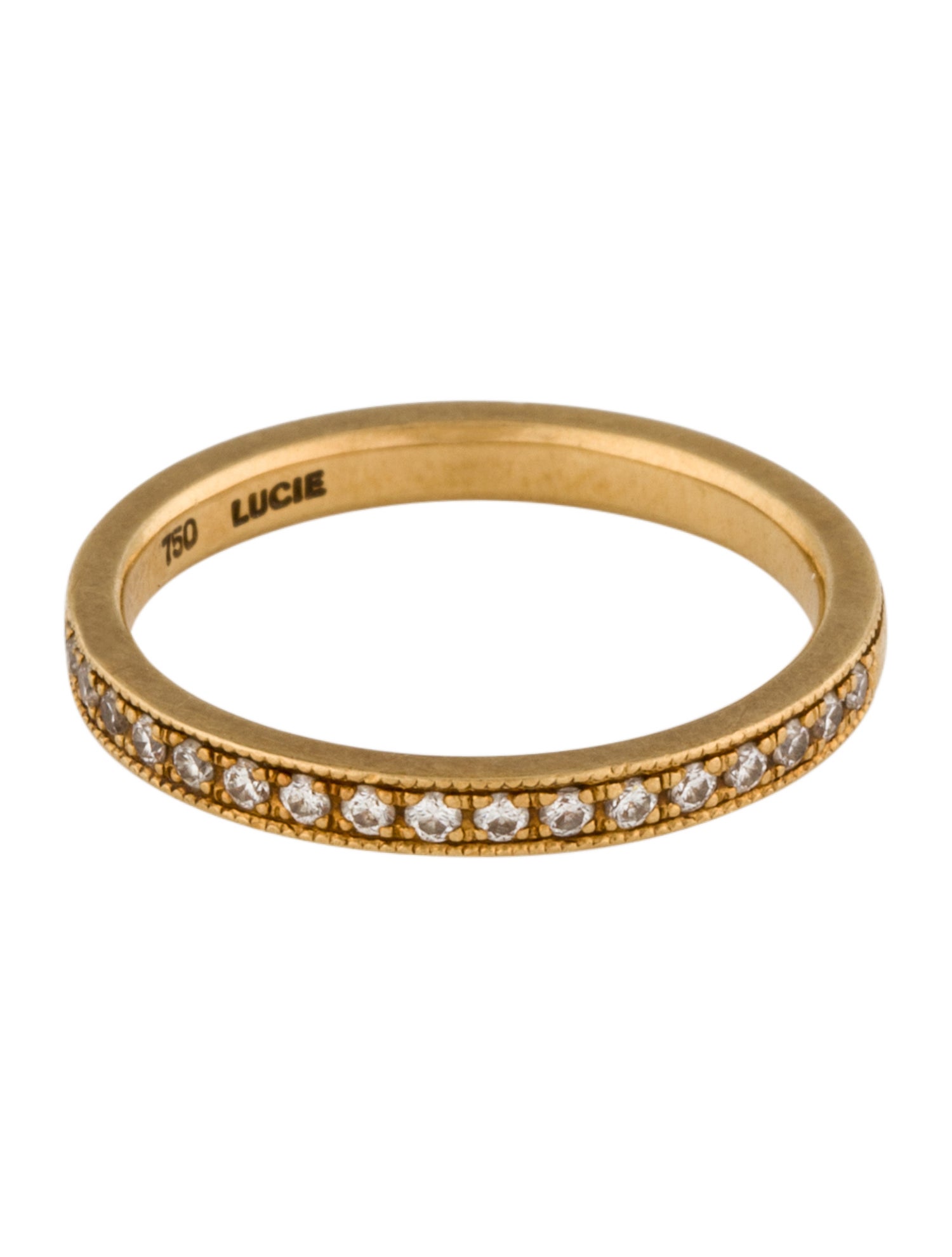 Ring 18K Diamond Half Eternity Band