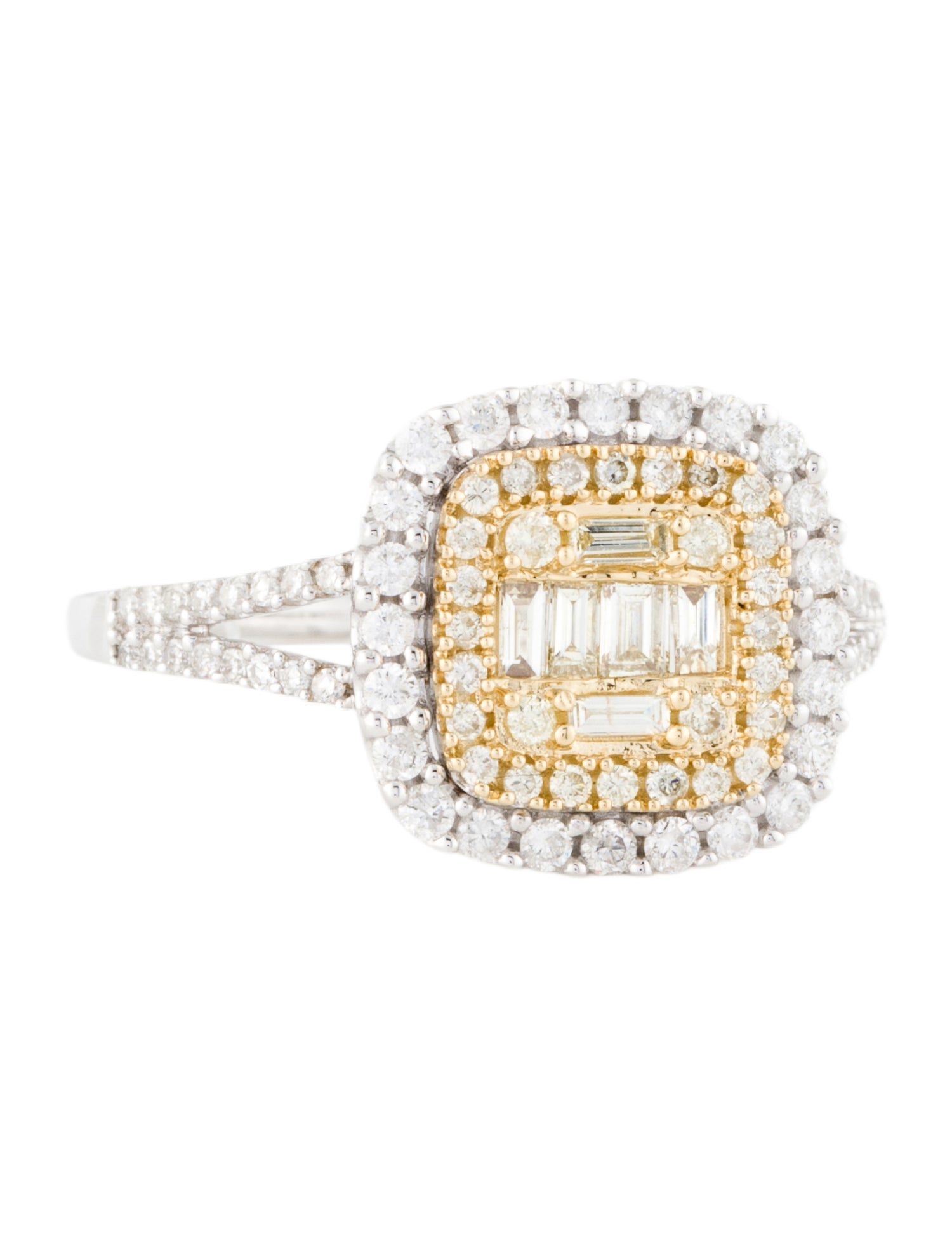 Ring 14K Diamond Cocktail