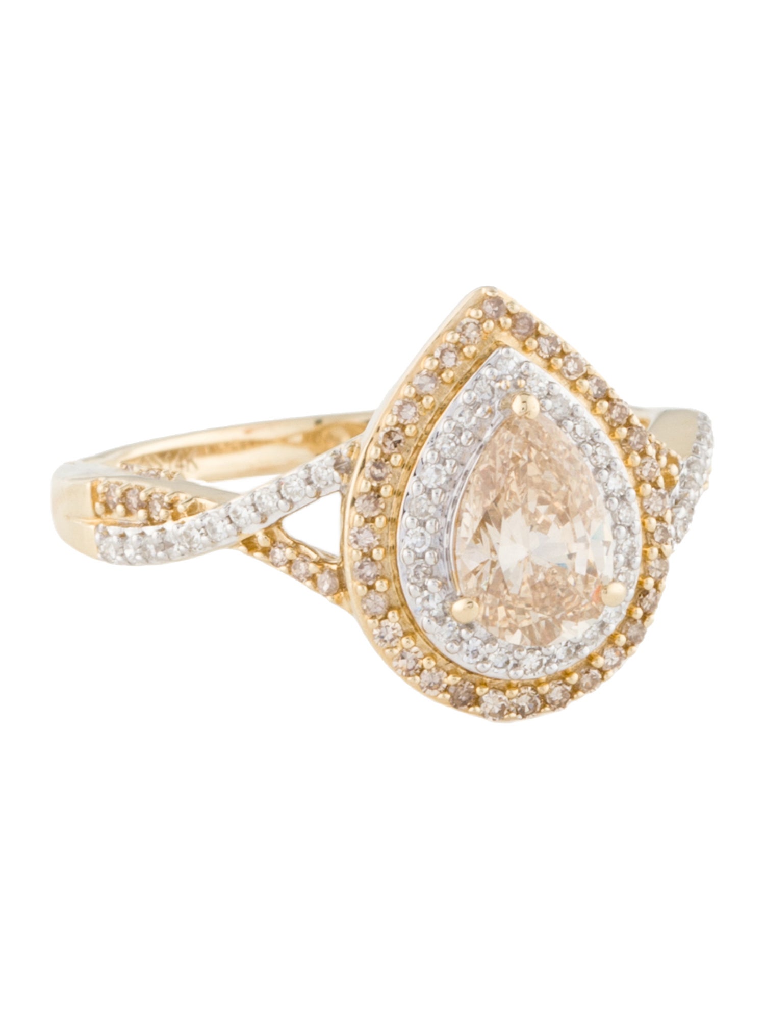 Ring 14K 1.00ctw Diamond Cocktail Ring