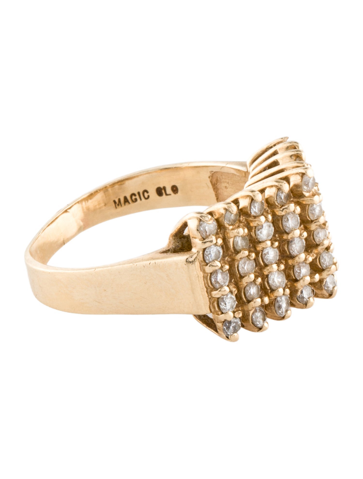 Ring 14K Diamond Cocktail Ring