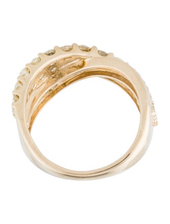 Ring 14K 1.50ctw Diamond Crossover Ring