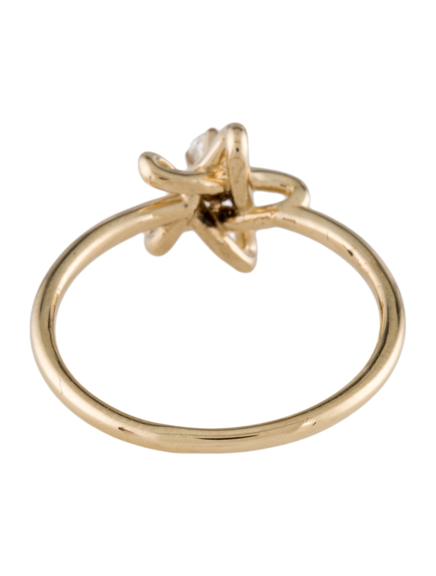 Ring 14K Diamond Star Cocktail Ring