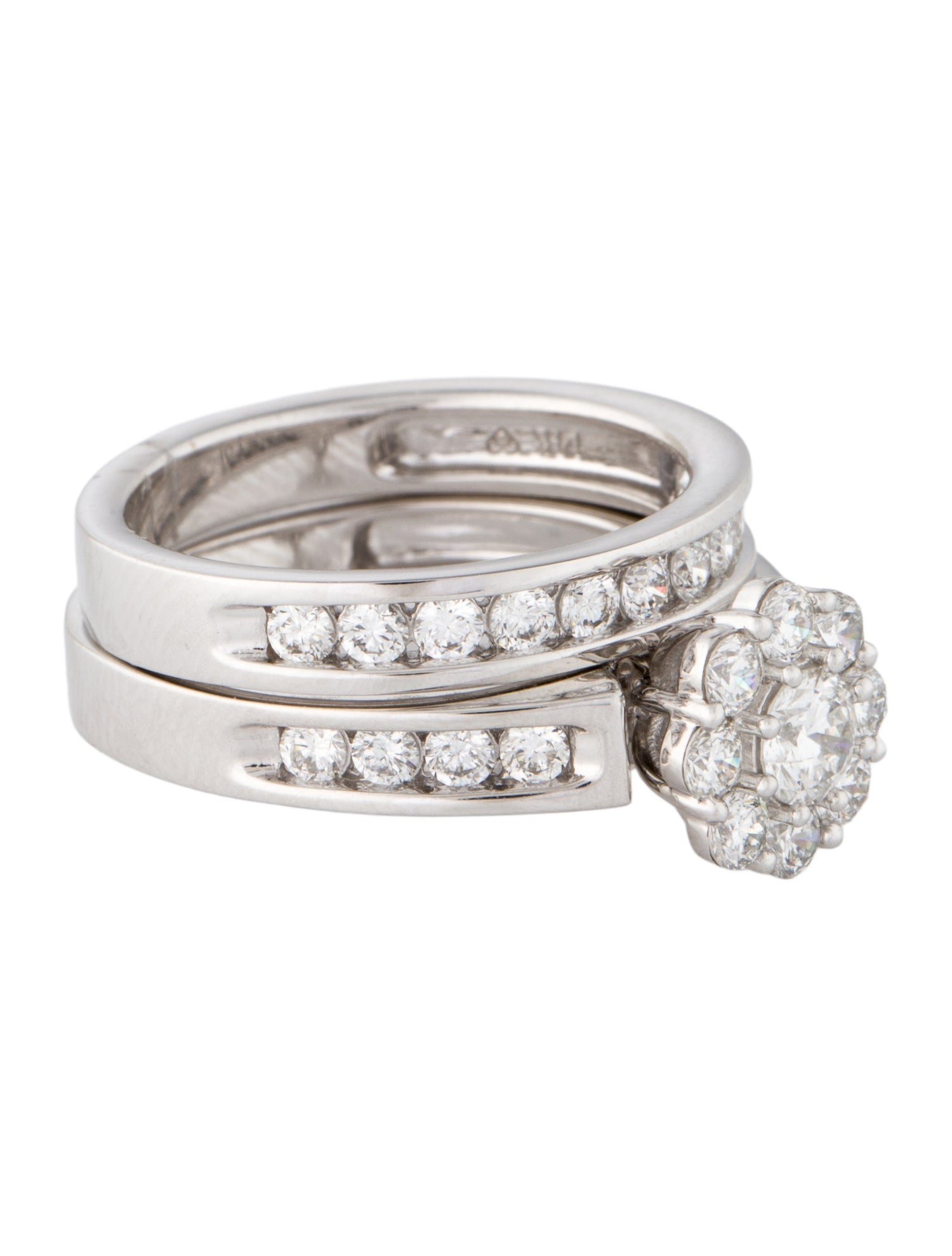 Ring 14K 1.75ctw Lab-Grown Diamond Wedding Set