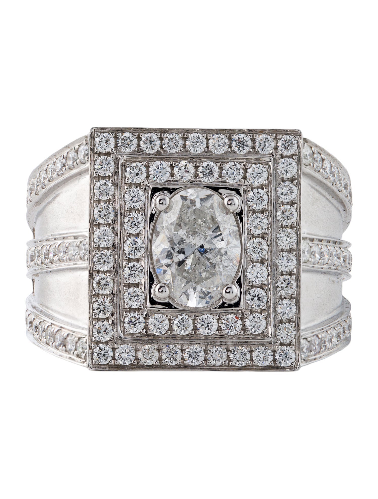 Ring Modani Jewels 18K 2.66ctw Diamond Signet Ring