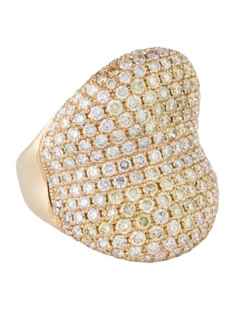 Ring 14K 6.06ctw Diamond Cocktail Ring