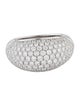 Ring 18K 3.45ctw Diamond Dome Band