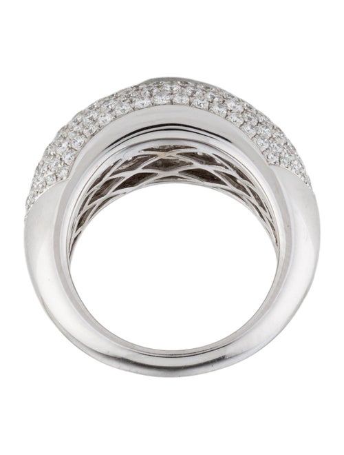 Ring 18K 3.45ctw Diamond Dome Band