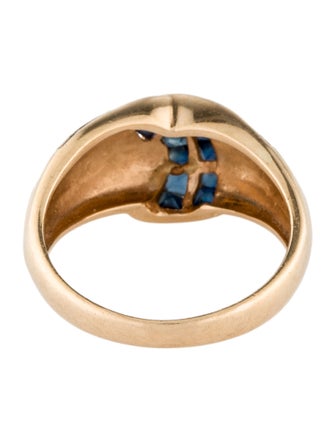 Ring 14K Sapphire Cocktail Ring