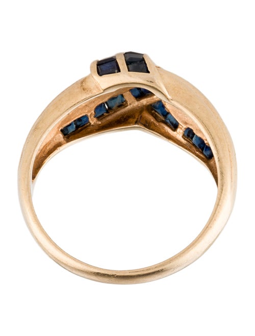 Ring 14K Sapphire Cocktail Ring