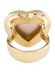 Ring 14K Pearl Heart Cocktail Ring