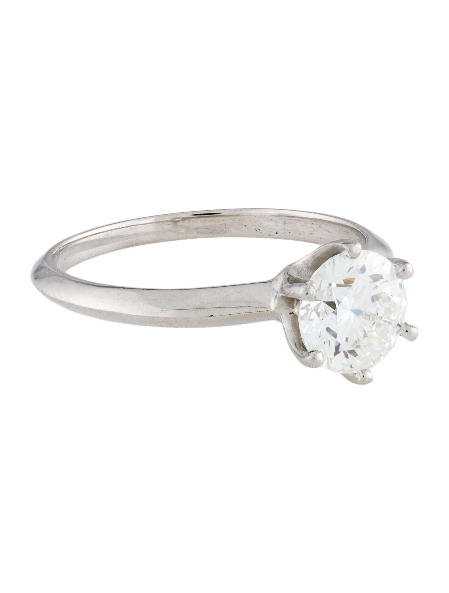 Ring Platinum 1.01ct Diamond Engagement Ring