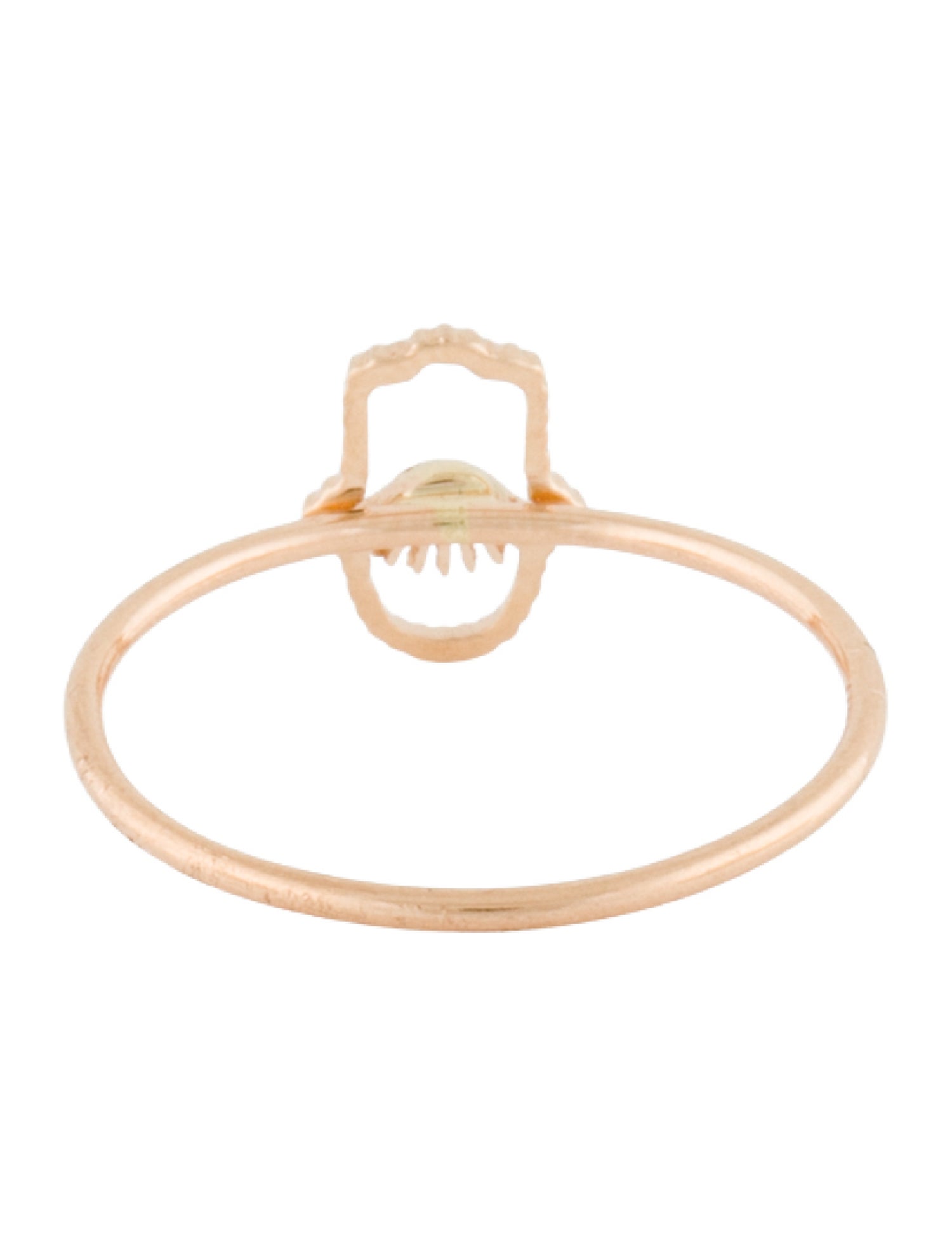 Ring 14K Sapphire Hamsa Ring