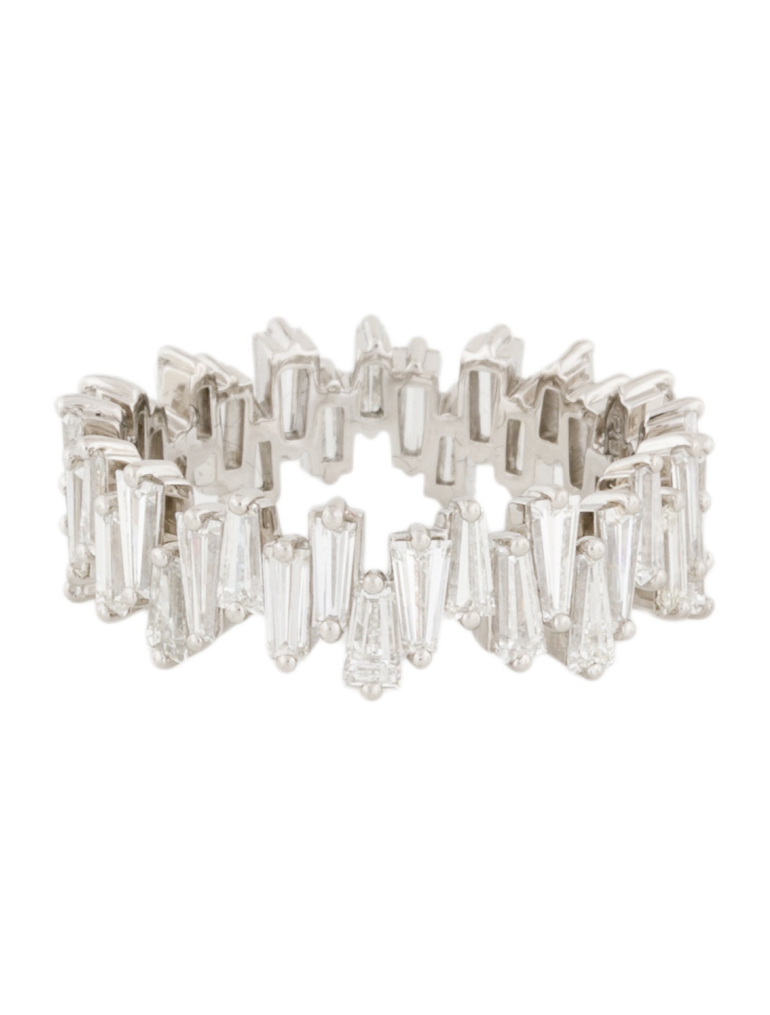 Ring Platinum 2.96ctw Diamond Band