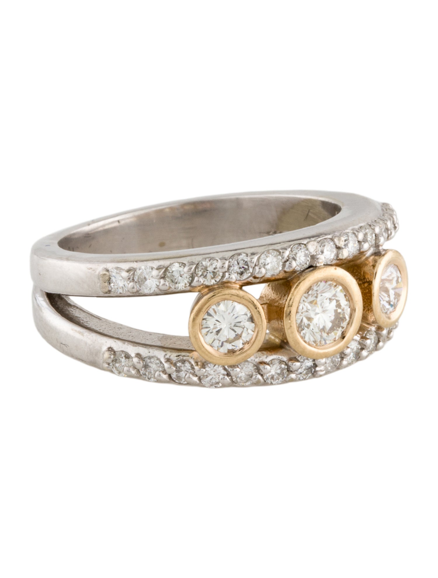 Ring 14K Diamond Open Band