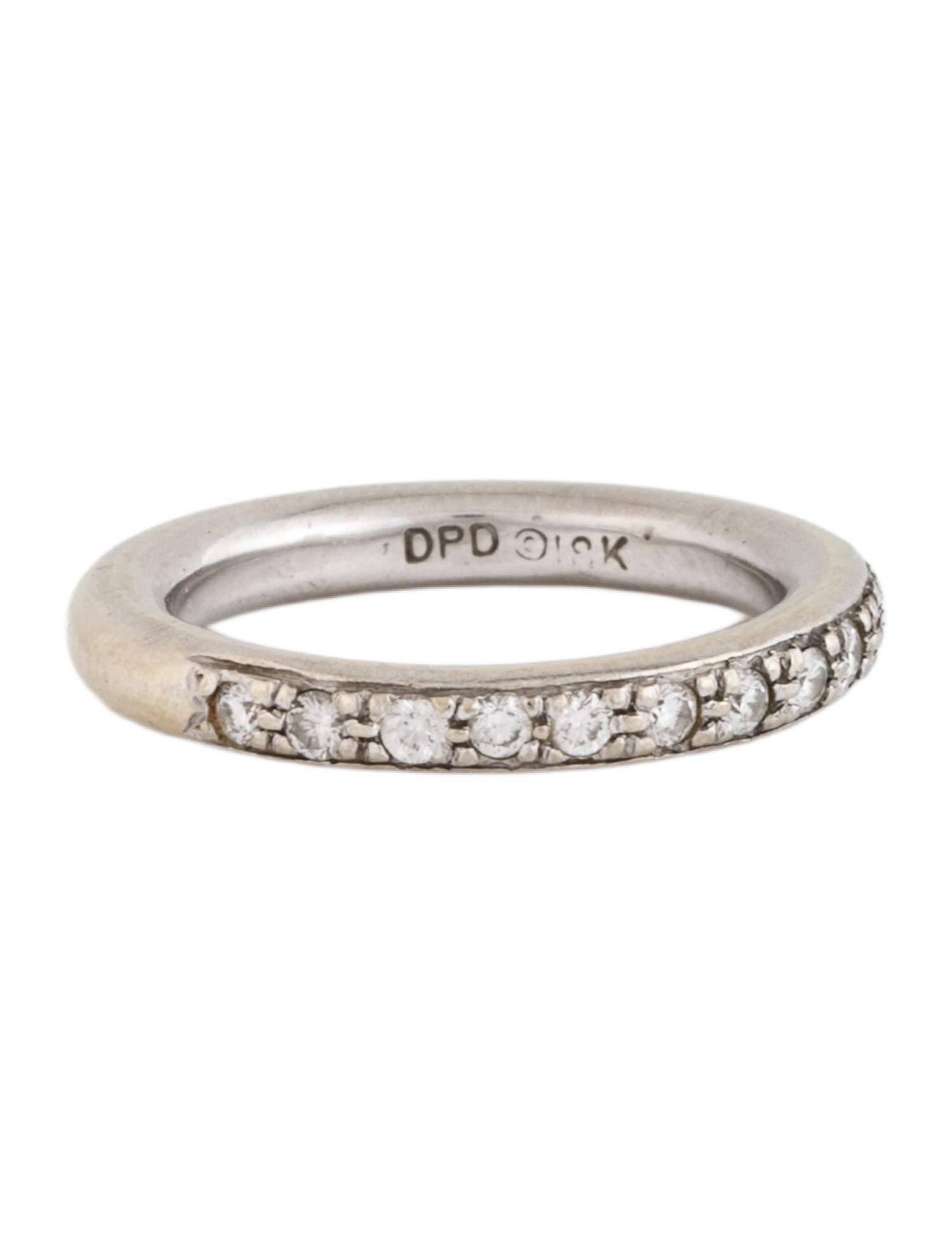 Doris Panos 18K Diamond Wedding Band