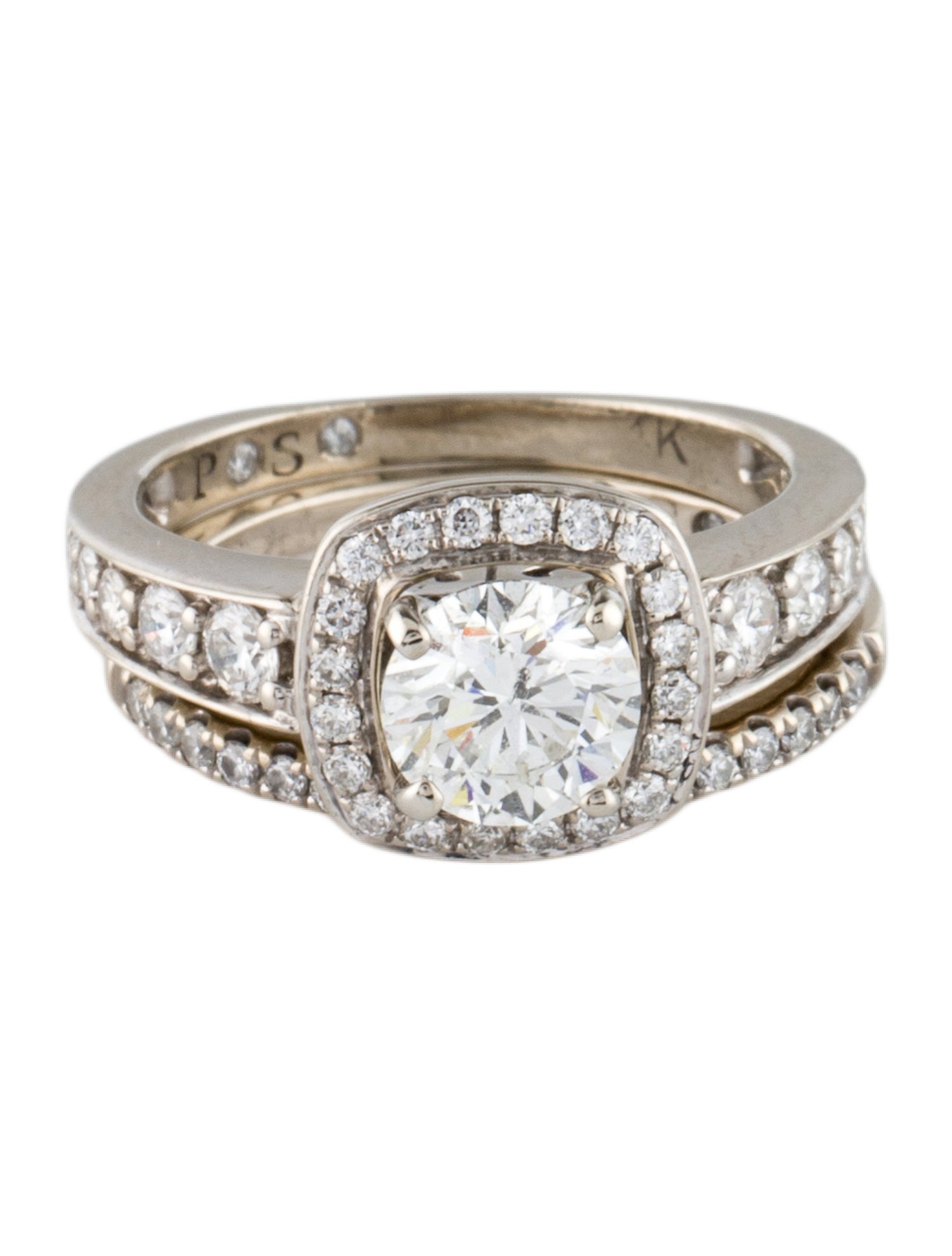 Ring 14K 1.66ctw Diamond Wedding Ring Set