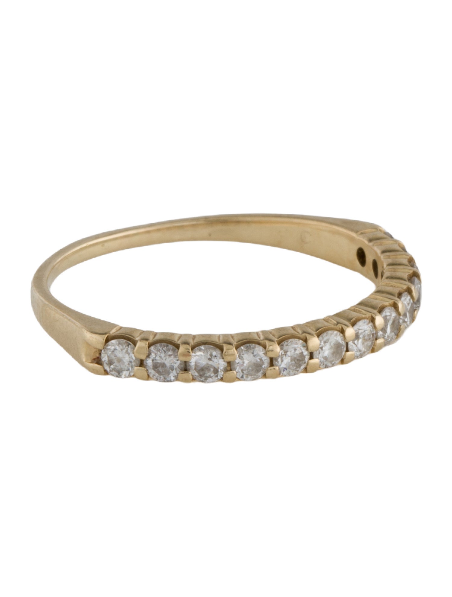 Ring 14K Diamond Half-Eternity Band