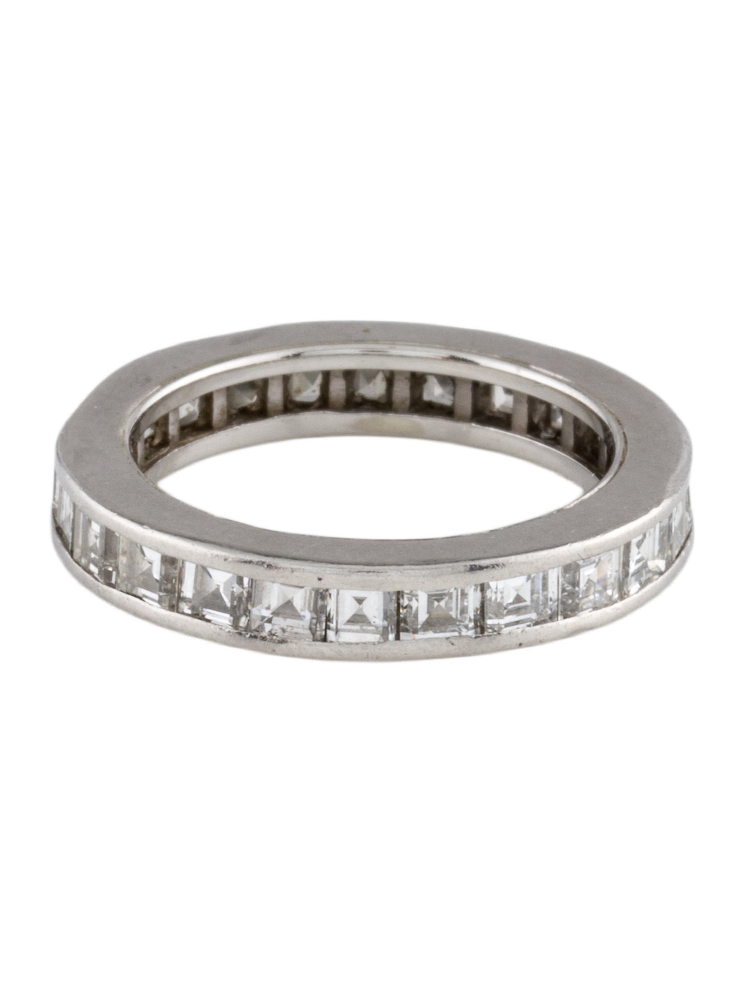 Ring Platinum 2.40ctw Eternity Band
