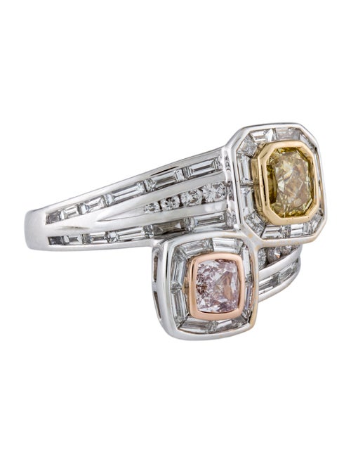 Ring 18K Diamond Toi et Moi Cocktail Ring