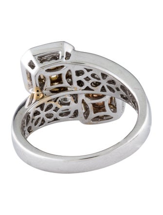 Ring 18K Diamond Toi et Moi Cocktail Ring