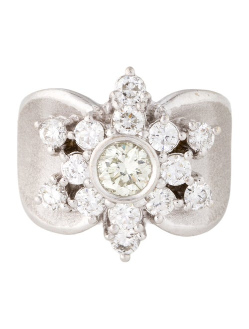 Ring 10K Diamond Cocktail Ring