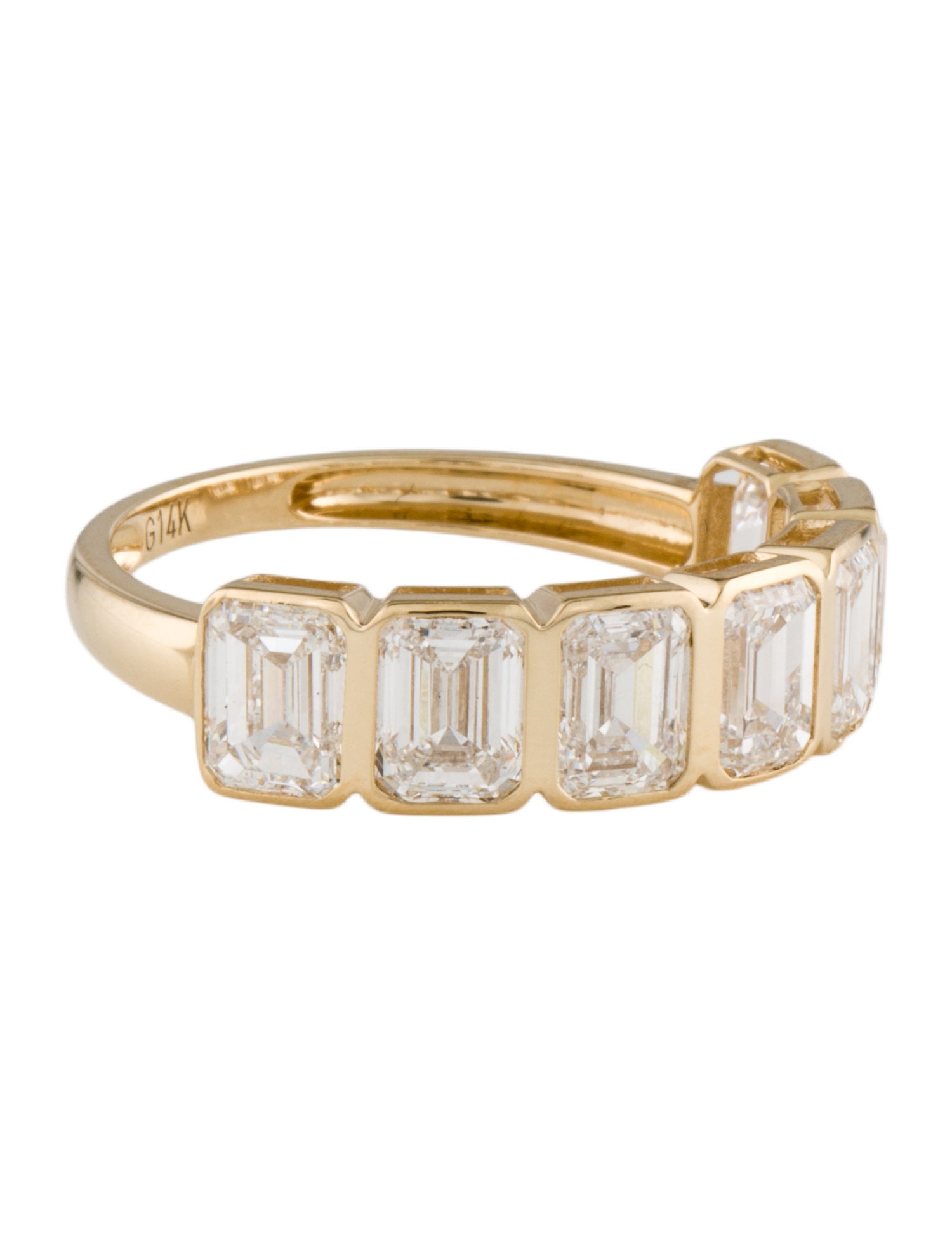 Ring 14K 2.80ctw Lab-Grown Diamond Half Eternity Band