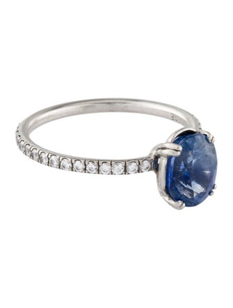 Ring Leon Mege Platinum 2.07ct Sapphire & Diamond Cocktail Ring