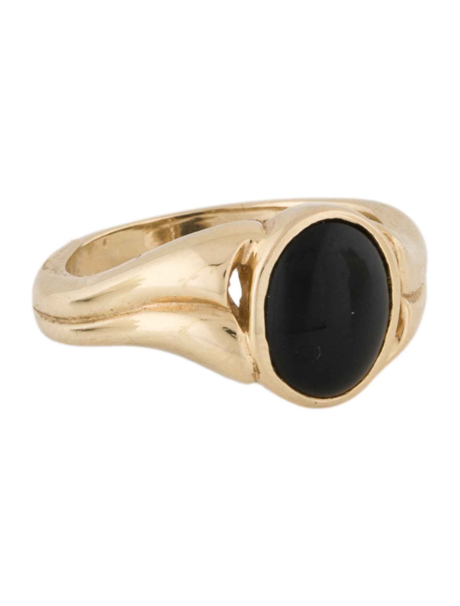 Ring 14K Onyx Cocktail Ring
