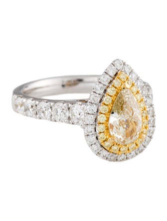 Ring 18K 2.19ctw Diamond Cocktail Ring