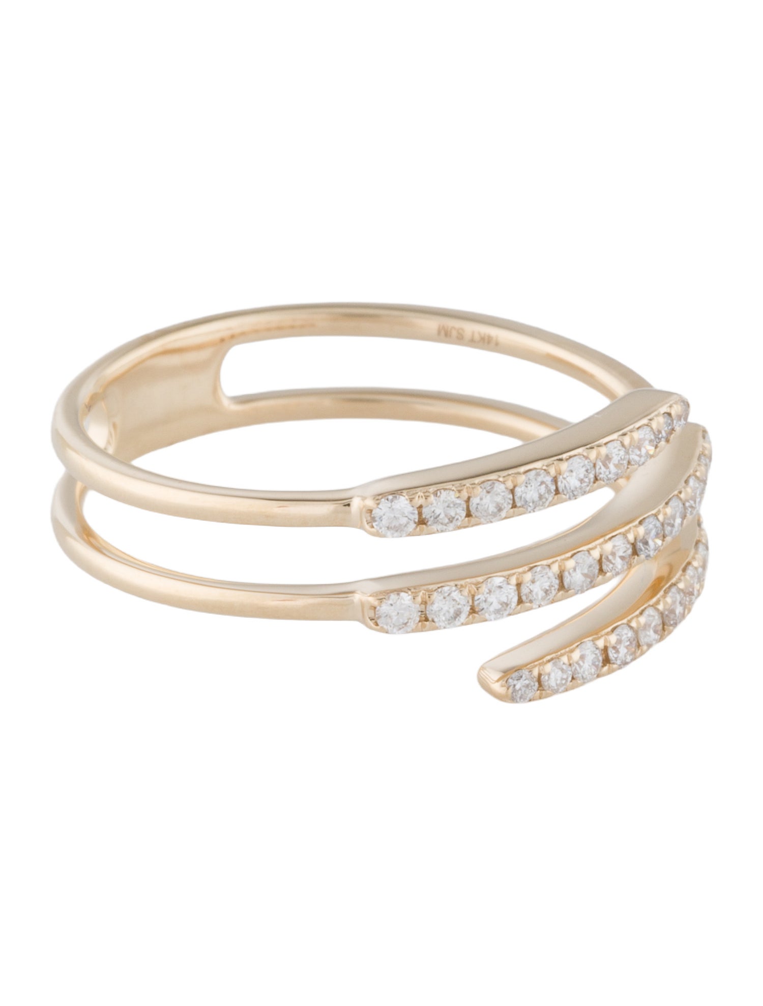 Ring 14K Diamond Wrap Band