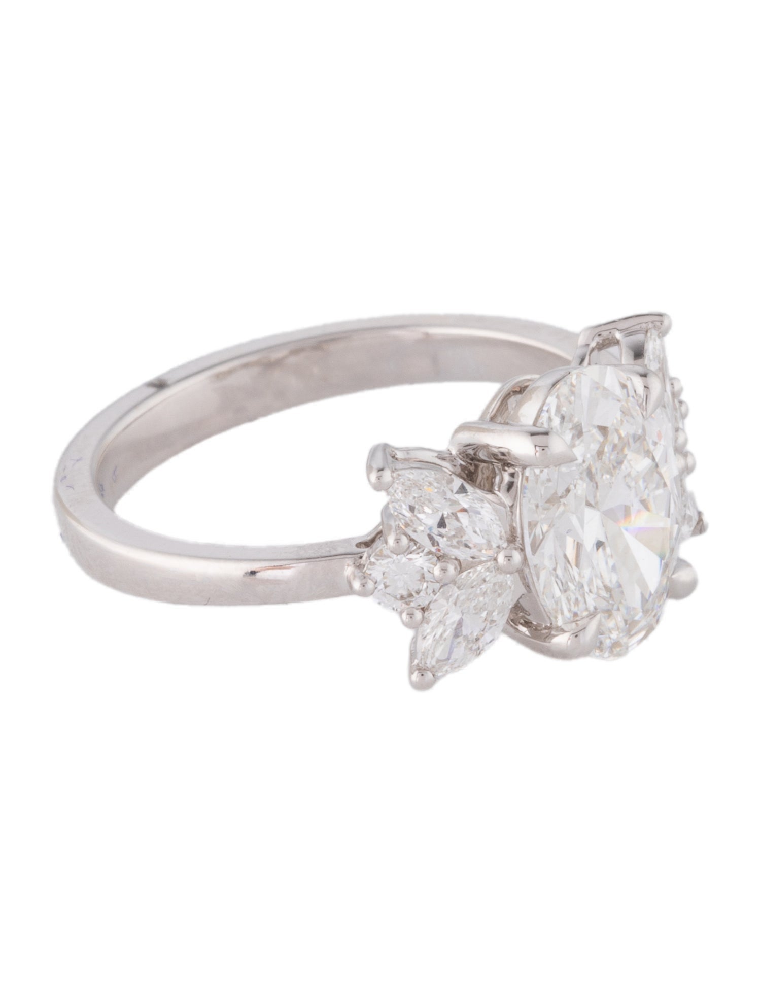 Ring 14K 2.62ctw Lab-Grown Diamond Engagement Ring