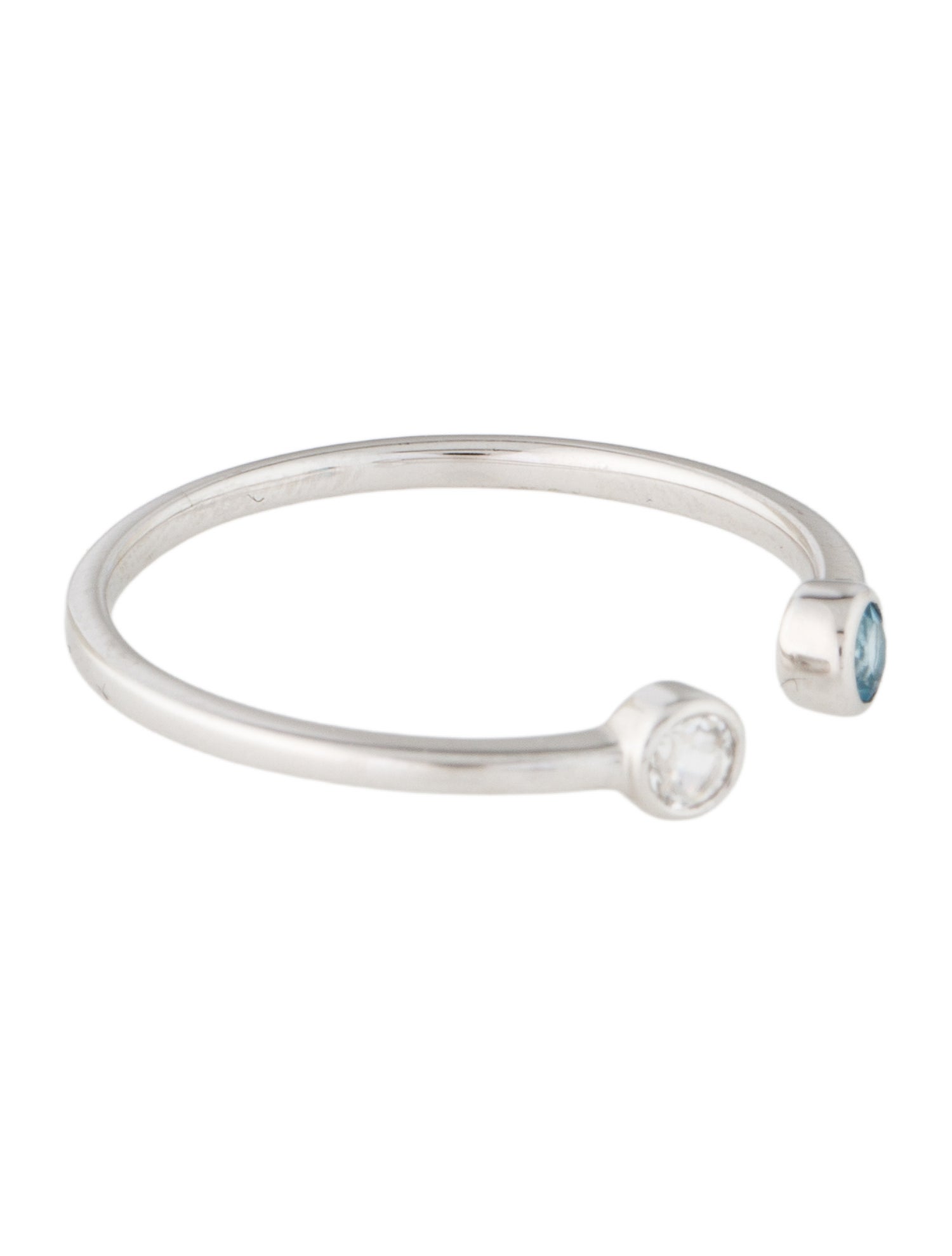 Ring 10K Topaz Open Ring