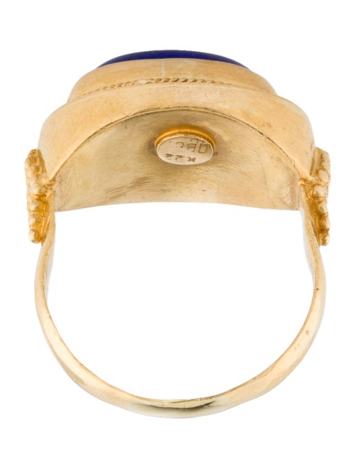 Ring 22K Lapis Lazuli Cocktail Ring