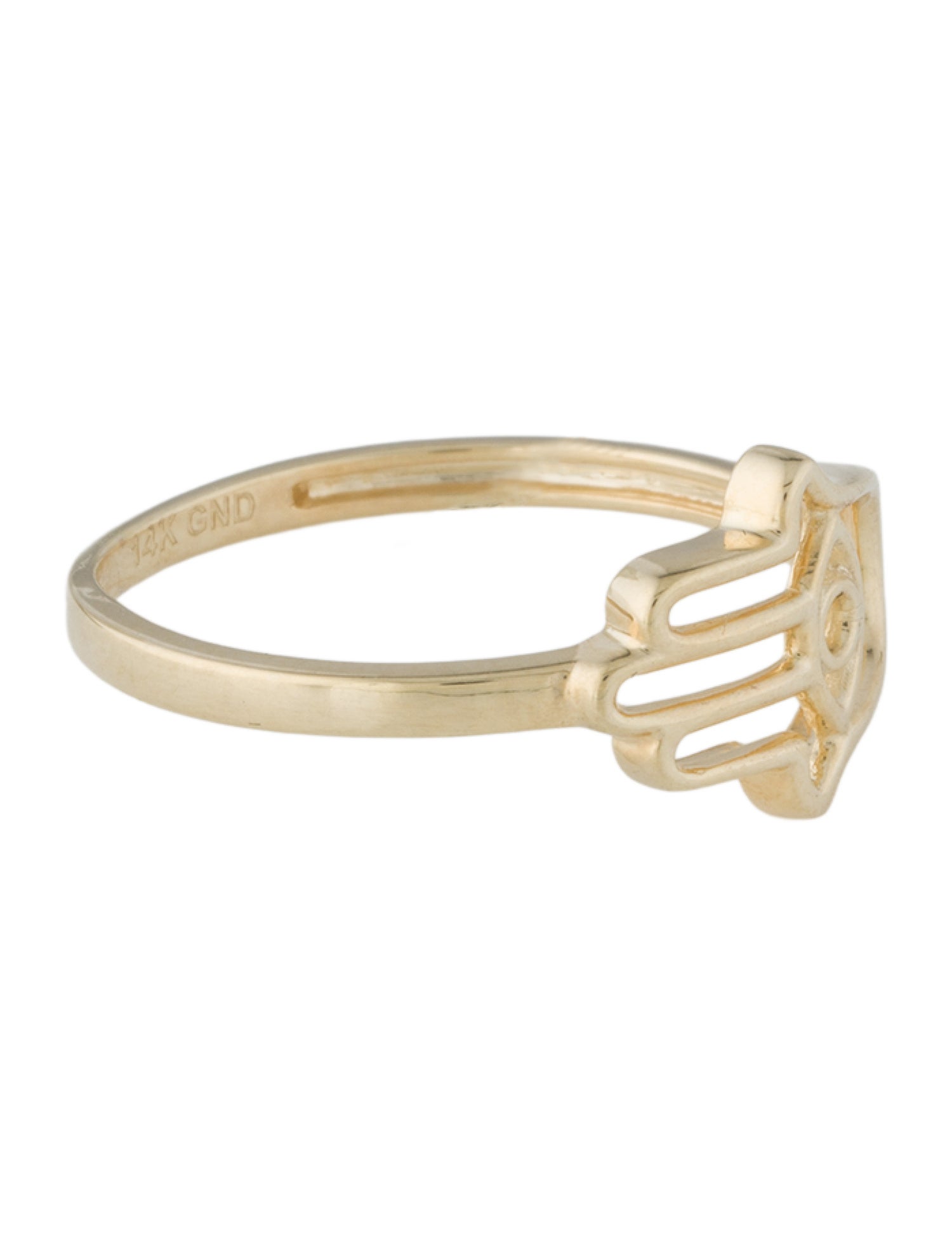 Ring 14K Hamsa Cocktail Ring