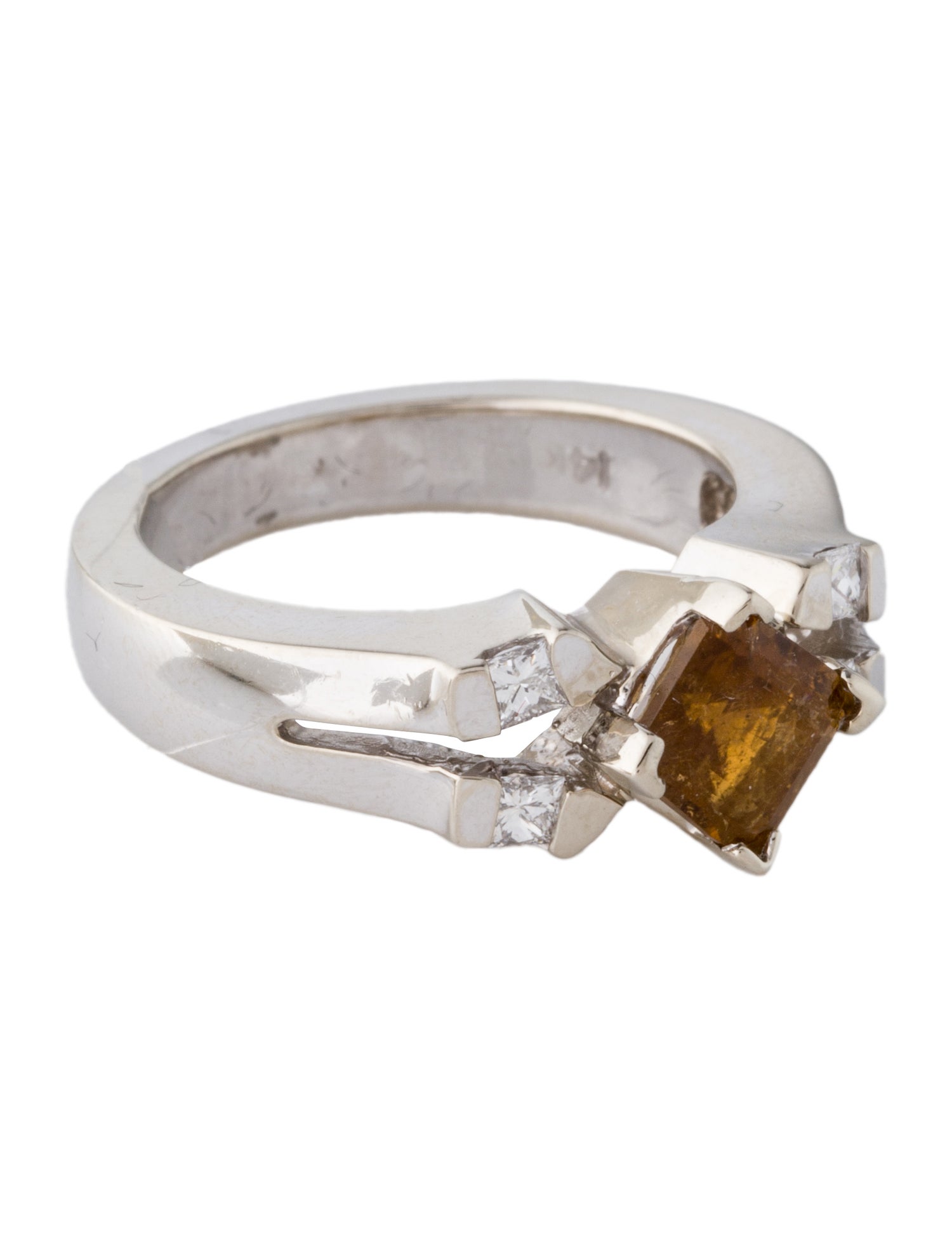 Ring 14K 1.07ct Tourmaline & Diamond Cocktail Ring