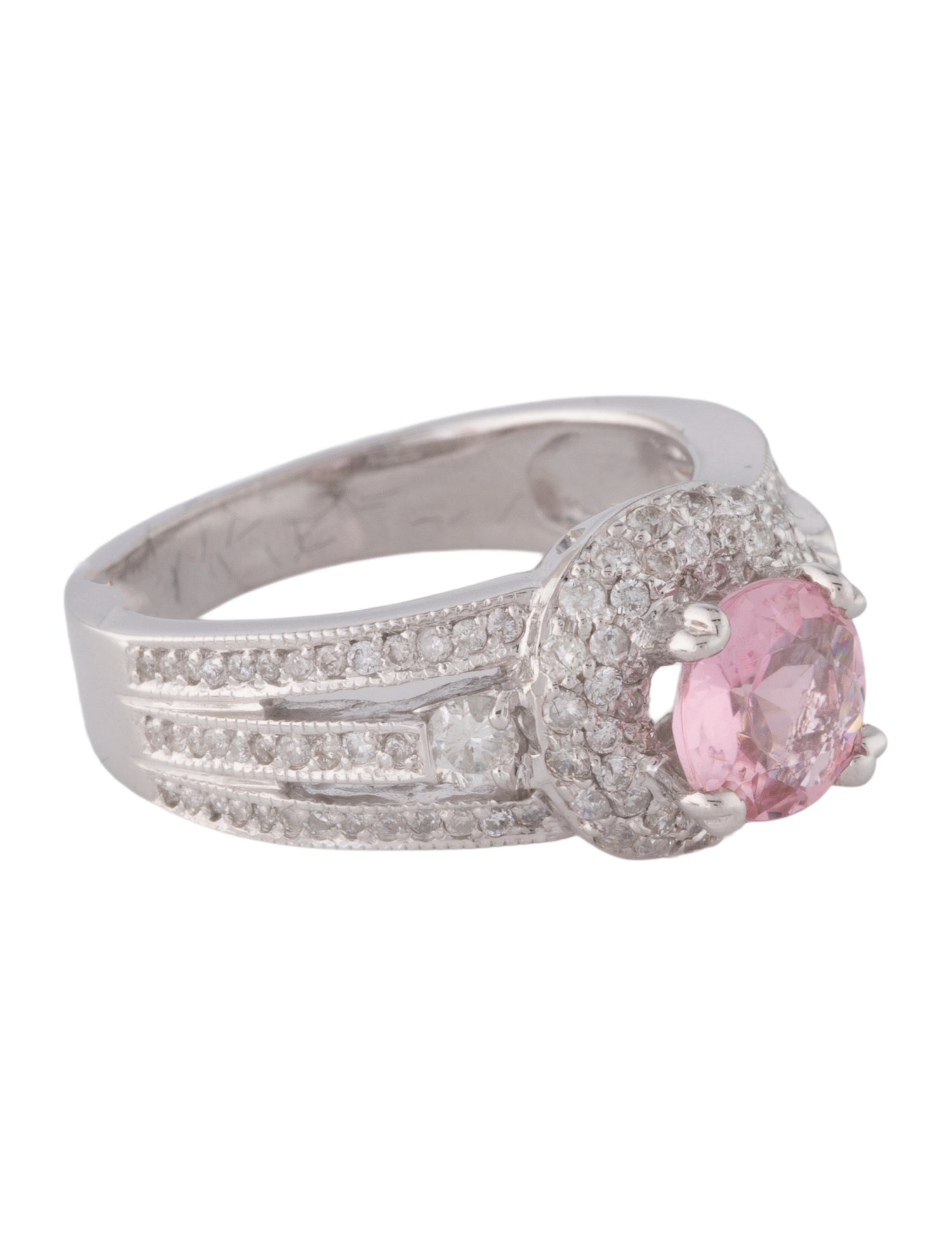 Ring 14K Tourmaline & Diamond Cocktail Ring