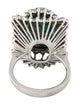 Ring 10K Turquoise & Diamond Ring